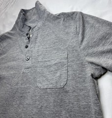 BANANA REPUBLIC The Vintage T Grey Collared Shirt Men’s M Cotton Summer Preppy