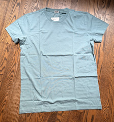Son of a Tailor Smoky Blue Custom T-Shirt Large Supima Cotton