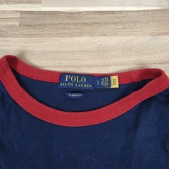 Polo Ralph Lauren Colorblock Ringer T Shirt Large Classic Fit Spellout VTG Style