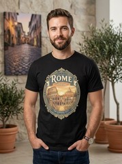 Rome Italy Colosseum Graphic T-Shirt Unisex Travel Tee