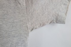 Vtg 90s Hanes Heavyweight Mens Large Distressed Blank T-Shirt Heather Gray USA