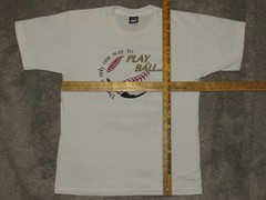 Vtg 1993 PHOENIX Baseball T-SHIRT Mens L Play Ball Hard Arizona 90s Funny Sports