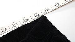 2013 DQM ~BELTED~ STRAIGHT LEG CORDUROY PANTS 32 elastic/bacon/noah/nyc/only/ny