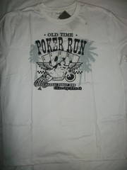 NWT Poker Run Charity Event Motorcycle T Shirt L XL