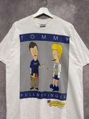 Vintage 1995 Stanley Desantis Beavis & Butt-Head “Tommy Pull My Finger” T Shirt