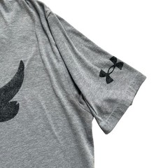 Under Armour Project Rock T-Shirt Men’s Small Gray Brahma Bull Loose