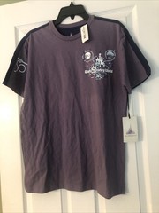 Walt Disney World 50th Anniversary Parks T-Shirt Size S Two-Tone Purple Blue