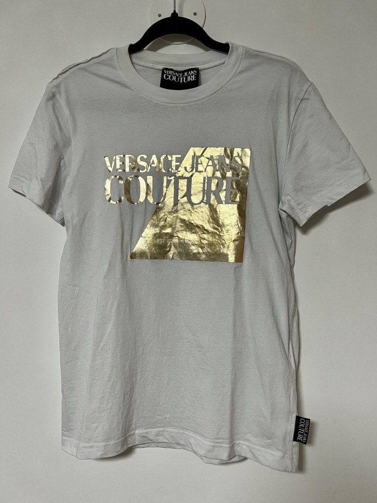 Versace White T-shirt Short Sleeve S