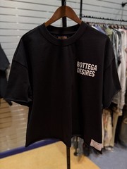 BRAND NEW – Bottega Desires Tee T-Shirt F**k Joke (L) Black White