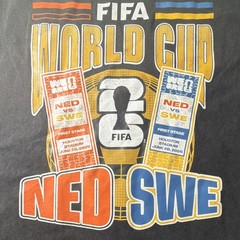FIFA World Cup 26 Netherlands vs Sweden Match 35 6/20/26 Shirt Size Large