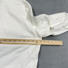 Rocawear Shirt Mens Big 4X White Thermal Waffle Knit Long Sleeve Crewneck