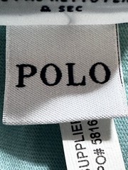 POLO RALPH LAUREN T-Shirt Men’s L Blue Alab V-Neck Short Sleeve 100% Cotton NEW