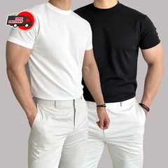 High quality T-shirt men’s short sleeve training T-shirt high elastic cotton