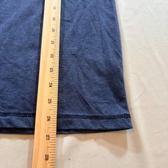 Paris France Universite Graphic T-Shirt Mens Large Navy Blue Cotton Blend Tee