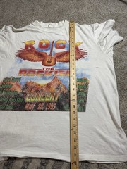 Vintage 90s Rock The Rockies Concert Lynyrd Skynyrd Foreigner White T Shirt Sz L