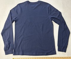 George Men’s Cotton Crewneck Tee with Long Sleeves, Size Small (34-36) NWT