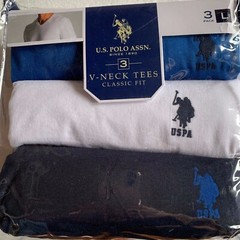 U.S. Polo Assn. Classic V-neck T-Shirt S M L XL XLT 2XLT 3XLT 4XLT