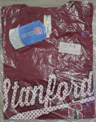 New Stanford University Cardinal Official NCAA College T-Shirt Red Womens Size L