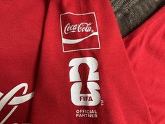 Coca-Cola Men’s Red FIFA 2026 Official Partner Graphic Logo Medium Size