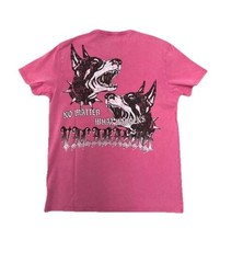 Valabasas Pink Graphic T-Shirt, Bold Dog Design