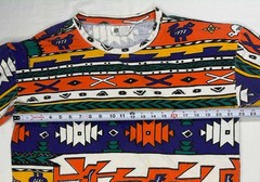 Vtg 90’s Southwestern T Shirt Tribal Streetwear All Over Print Rare USA Made