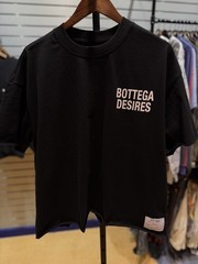 BRAND NEW – Bottega Desires Tee T-Shirt F**k Joke (M) Black White