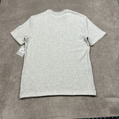 BYLT Mens Brushed Herringbone Box Tee Mid Heather Grey Size Large NEW