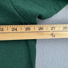 Vintage BVD T Shirt Mens 2XL Green Blank Selvedge Pocket Tee USA Single Stitch