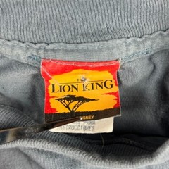 Vintage 90s Disney’s The Lion King “Remember Who You Are” T Shirt Size M Blue