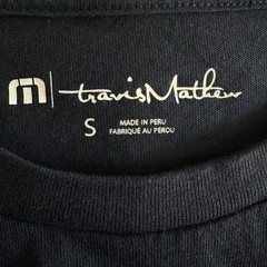 Travis Mathew Blue Climate Zone T Shirt Mens Small Golf Short Sleeve Navy