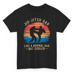 Jiu-Jitsu Dad a Normal Dad But Cooler Jiu-Jitsu T-shirt – Retro Father Day Tee