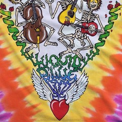 Grateful Dead Summer Tour 92 Tie-Dye T-Shirt Liquid Blue