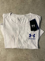 Under Armour UA Men’s NEW Freedom Flag Cotton Loose Fit Graphic T-Shirt 3 XL