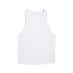 PUMA Run Cloudspun Crew Neck Tank Top Mens White Casual Athletic 52663002