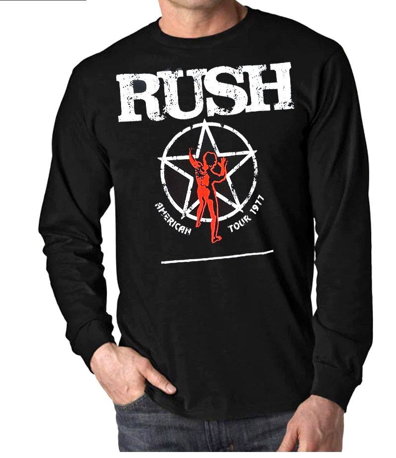 RUSH ROCK BAND long sleeve shirt Men’s Sizes