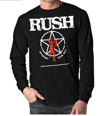 RUSH ROCK BAND long sleeve shirt Men’s Sizes