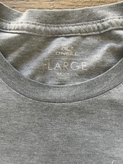 O’Neill Men’s Gray Graphic Logo Crew Neck Short Sleeve T-Shirt L