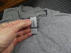 Gildan G500 Unisex Adult Heavy Cotton T-shirt Heather Gray Blank Lot of 5 Size M