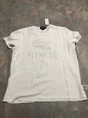 RRL Ralph Lauren Double RL Fury Fitness graphic t Shirt White Mans XL NWT 🔥