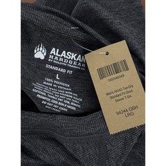 NWT DULULTH ALASKAN HARDGEAR L Mens SS Polyester Tun-Dry Lightweight Tee Gray