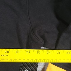 NHL Sweatshirt Mens Large Black Boston Bruins Lace Up Fleece Hockey Fan Gear NWT