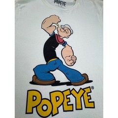 Popeye the Sailor Man Graphic T-Shirt Sea Salt Ivory Adult Large Iconic