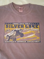 Gildan Ultra Cotton Purple Silver Lake Sand Dunes Michigan Graphic Tee Men’s XL