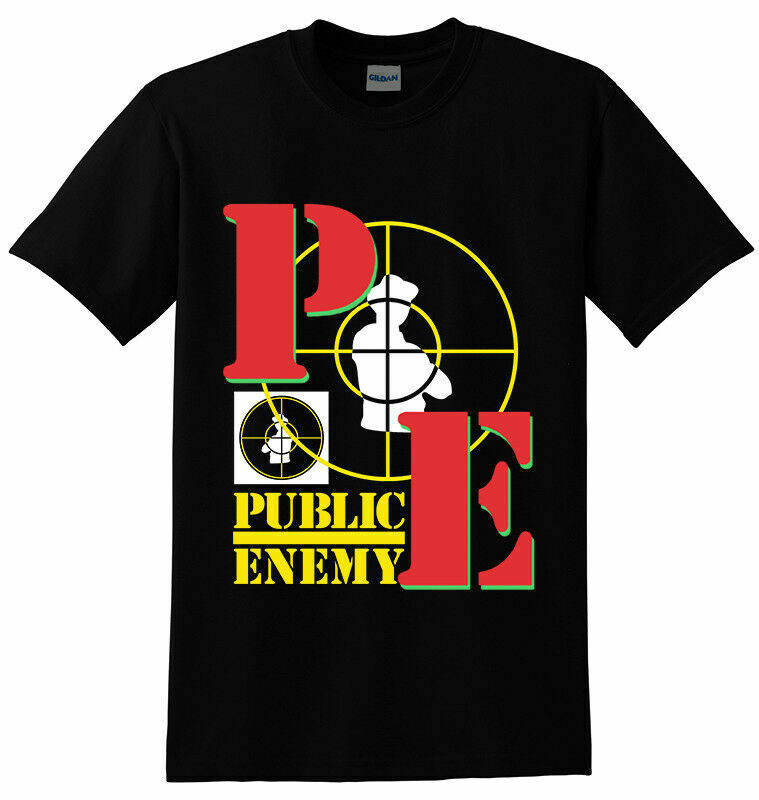 PUBLIC ENEMY Vintage Men Heavy Cotton Custom T-Shirt Tee IM017- Free Shipping