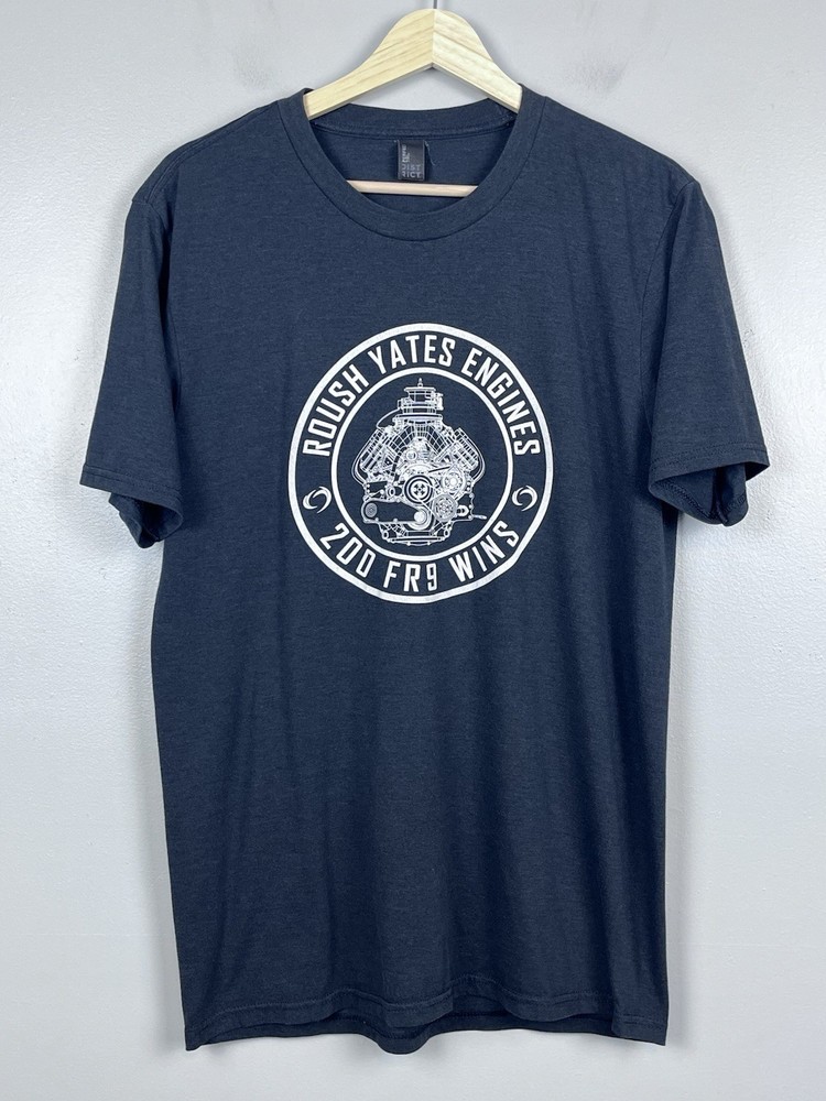 NASCAR Men’s Double Sided Graphic Print Roush Yates Racing Engines Tee Size M