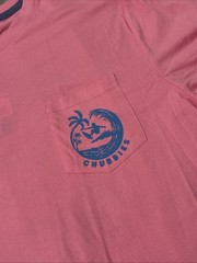 Pink Chubbies The Surfer Pocket Graphic T-Shirt XL