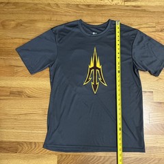 Sun Devils Shirt – Mens Medium – Gray with Spear #24 – Badger – NEW