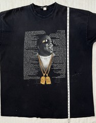 Notorious BIG Brooklyn Mint Lyrics Graphic Shirt 5XLT 32” X 37” READ