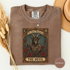The Devil Set Some Boundaries Comfort Tee Funny Sarcasm Quote
