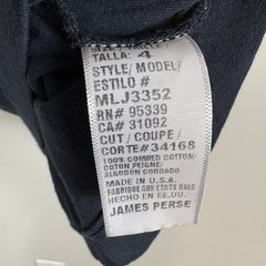 James Perse Mens Standard V-Neck T-Shirt Bundle Sz 4 XL Navy White MLJ3352